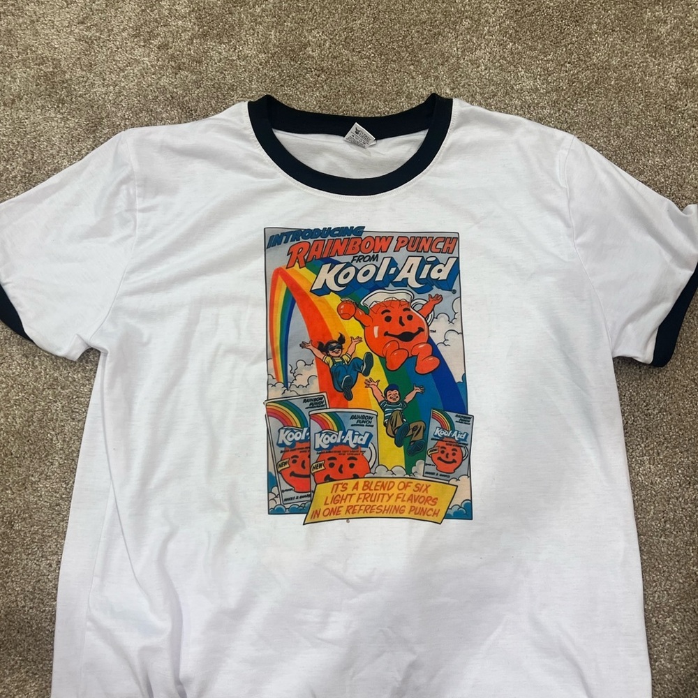 Unisex White Kool-Aid T-shirt